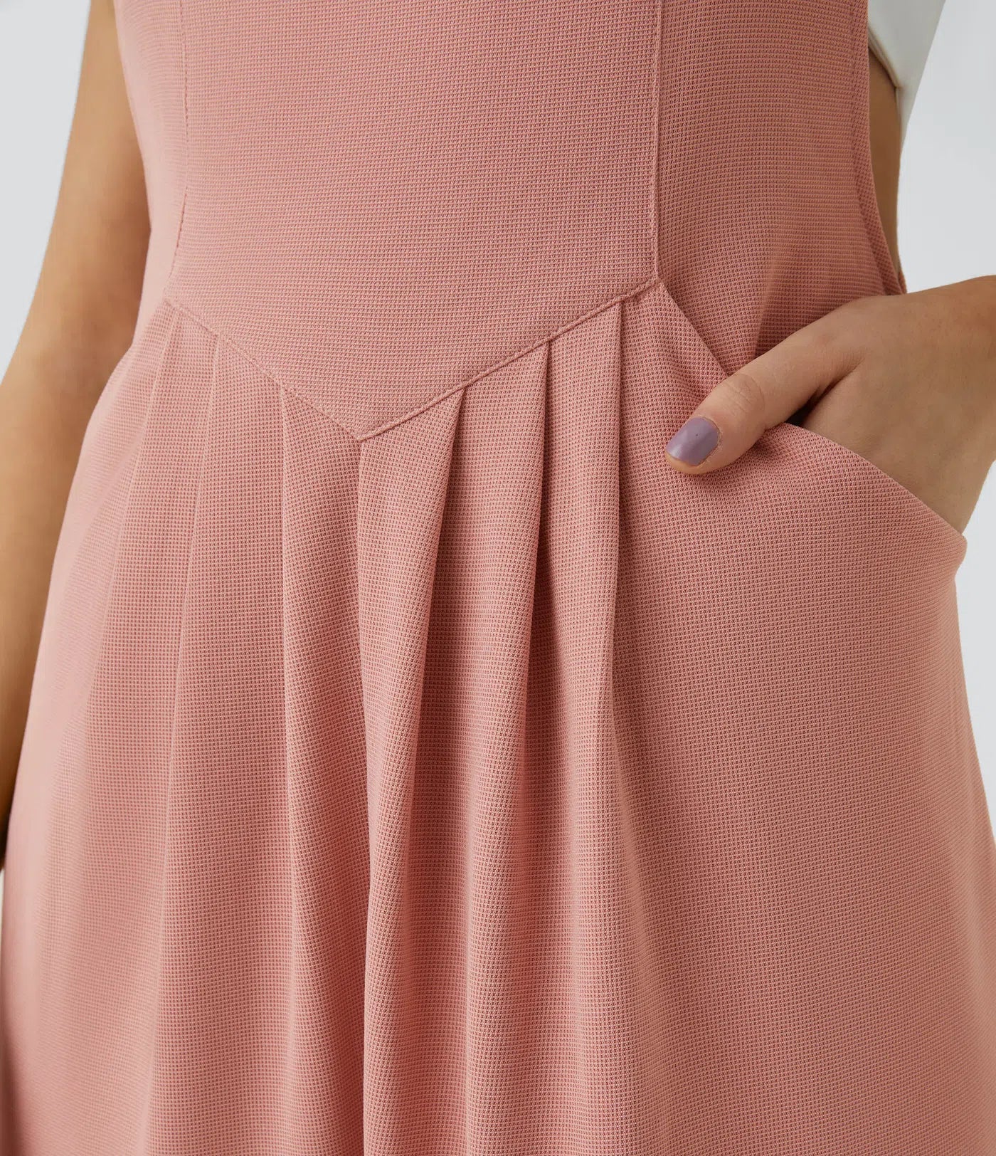 Armoirè – Jumpsuit s páskem, knoflíky a kapsami
