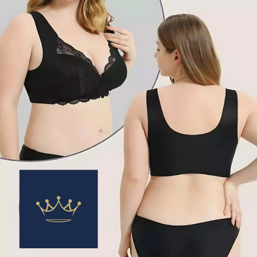 armoirè - (3er-Pack) Bezdrátový Push-Up BH s předním zapínáním