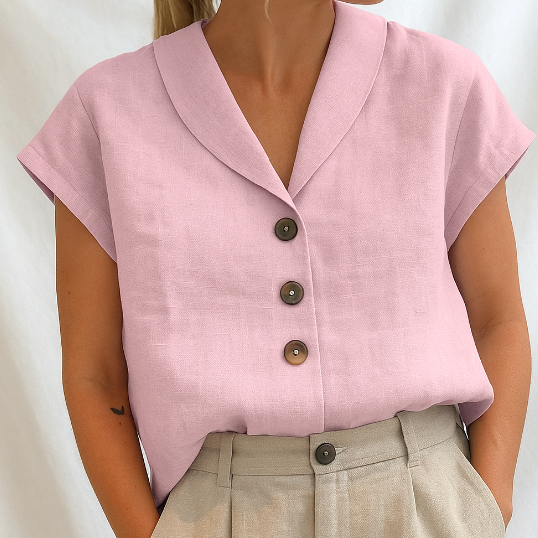 Armoirè | Elegantní jednobarevná blůza