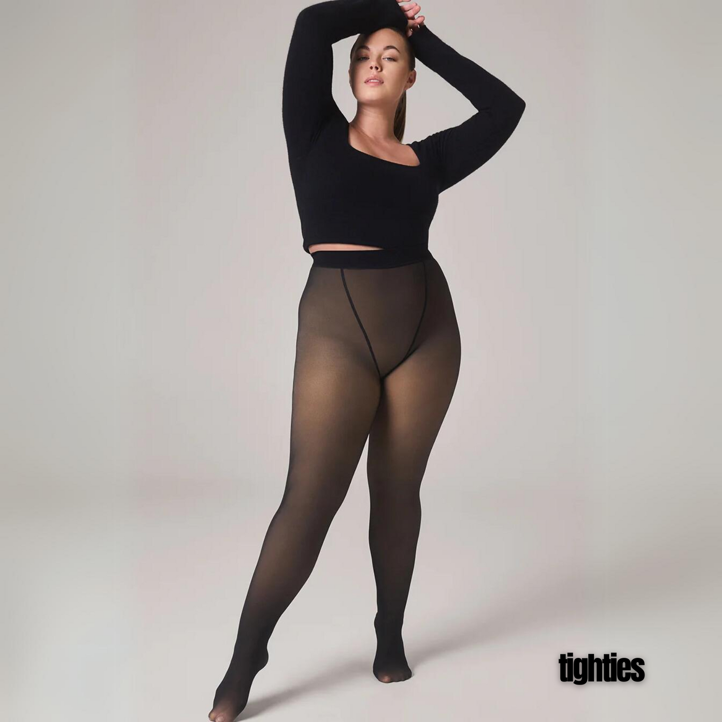 Armoirè – Thermo-Fleece punčochové kalhoty pro teplou eleganci