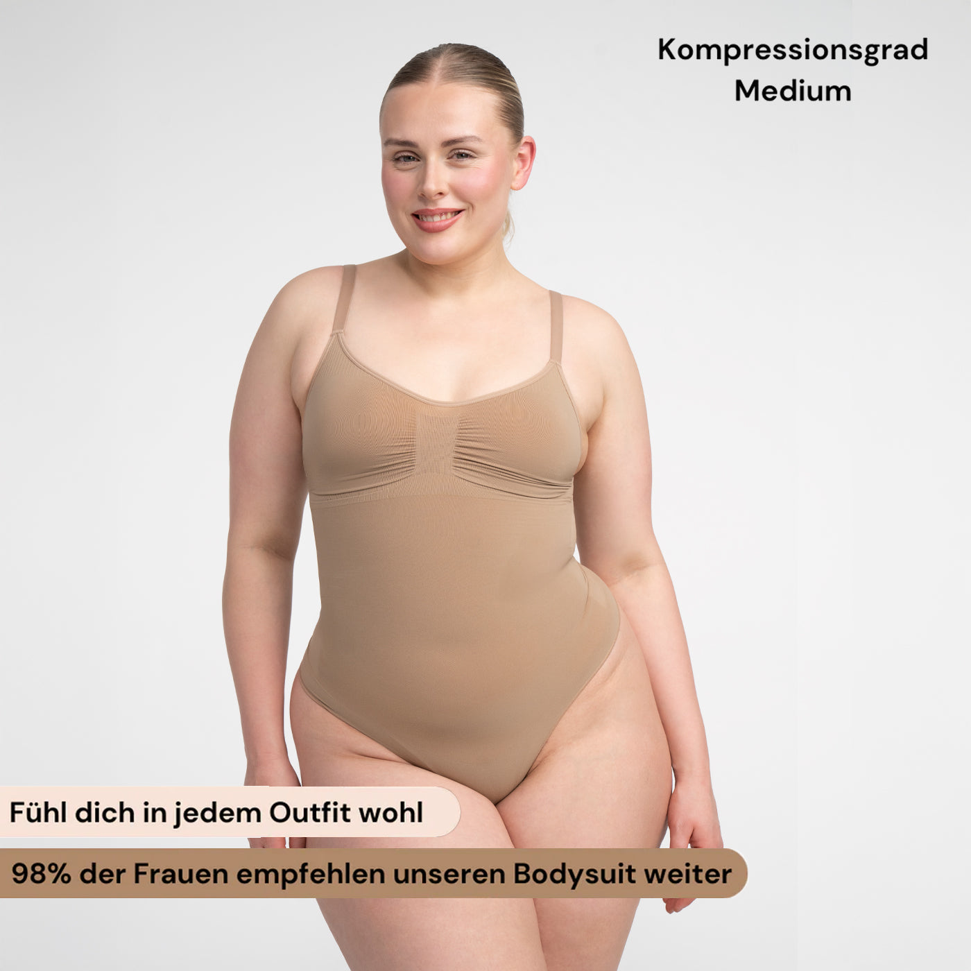 Armoirè Figurformující body s kalhotkami – Neviditelná Shapewear