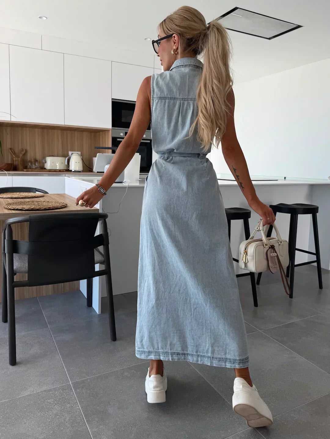 armoirè – Maxi Denim Šaty