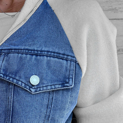 Armoirè | Unikátní džínová bunda s vintage nádechem