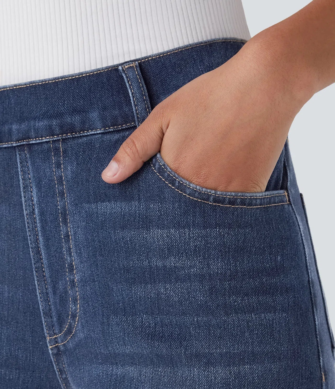 Armoirè | Elastické a pohodlné kalhoty s vysokým pasem