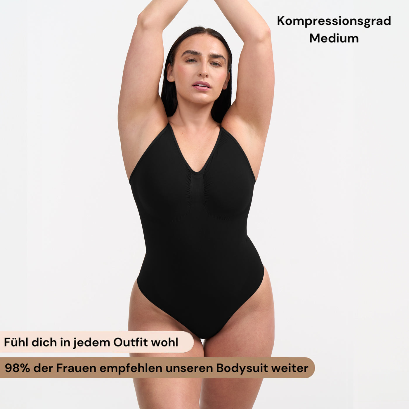 Armoirè Figurformující body s kalhotkami – Neviditelná Shapewear