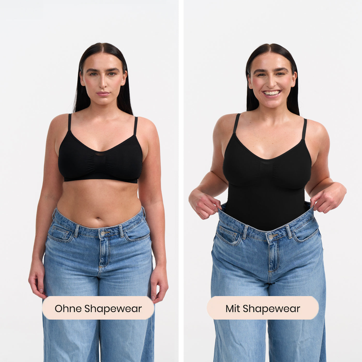 Armoirè Figurformující body s kalhotkami – Neviditelná Shapewear