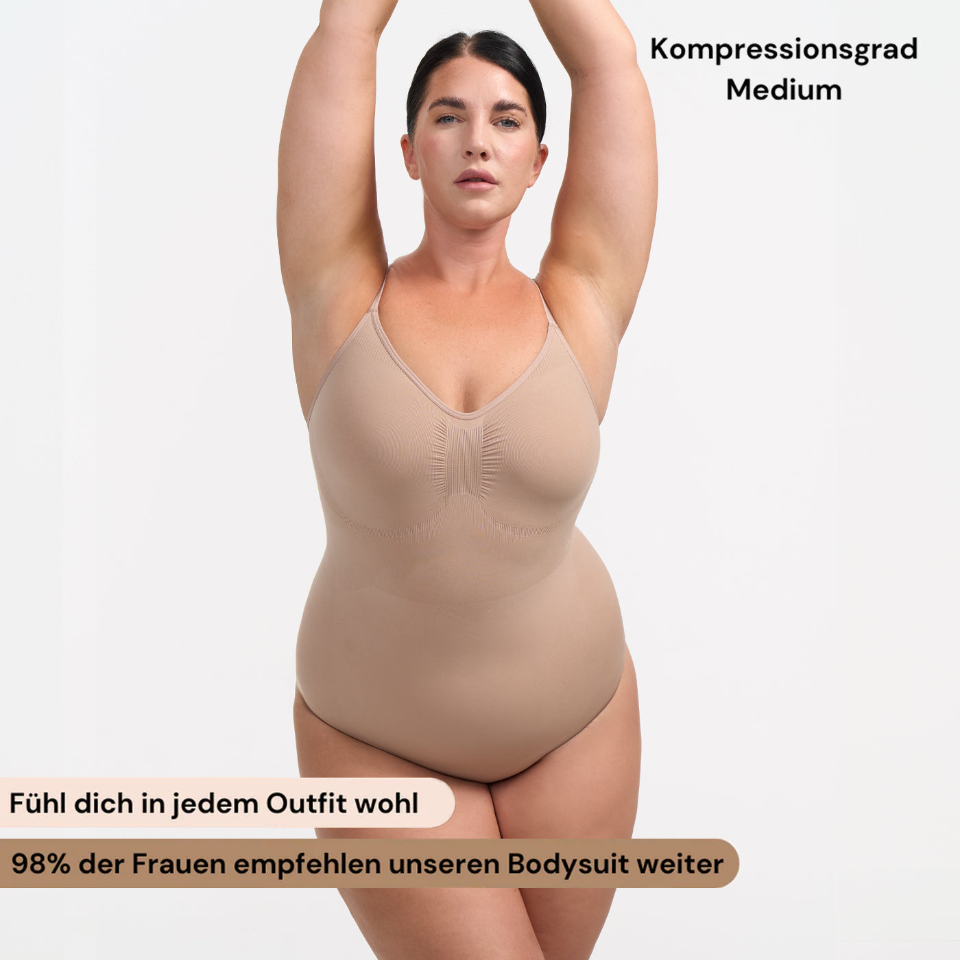 Armoirè Figurformující body s kalhotkami – Neviditelná Shapewear
