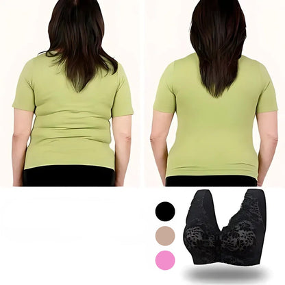 armoirè - (3er-Pack) Bezdrátový Push-Up BH s předním zapínáním