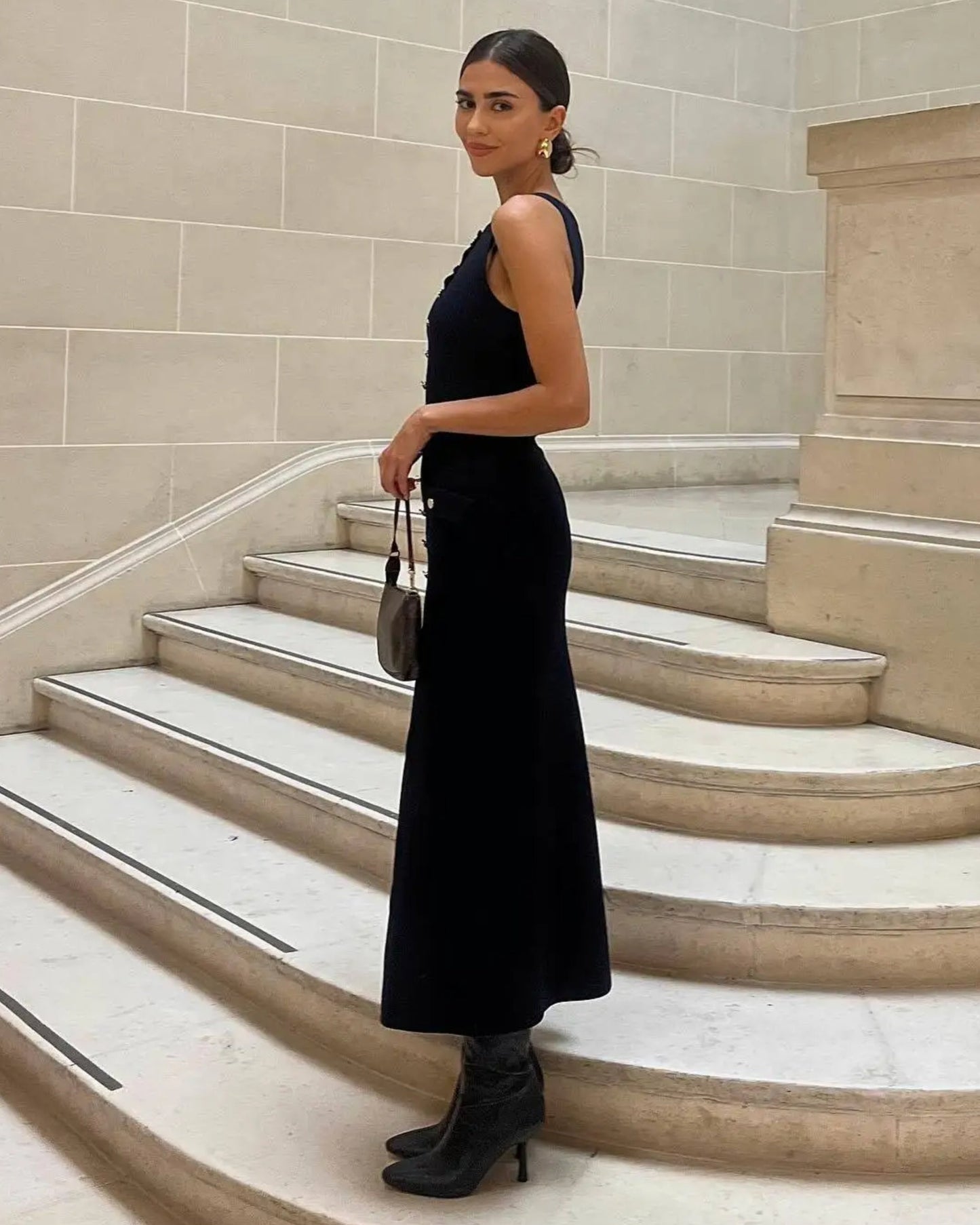 Armoirè - Maxi šaty – Slonovinová elegance