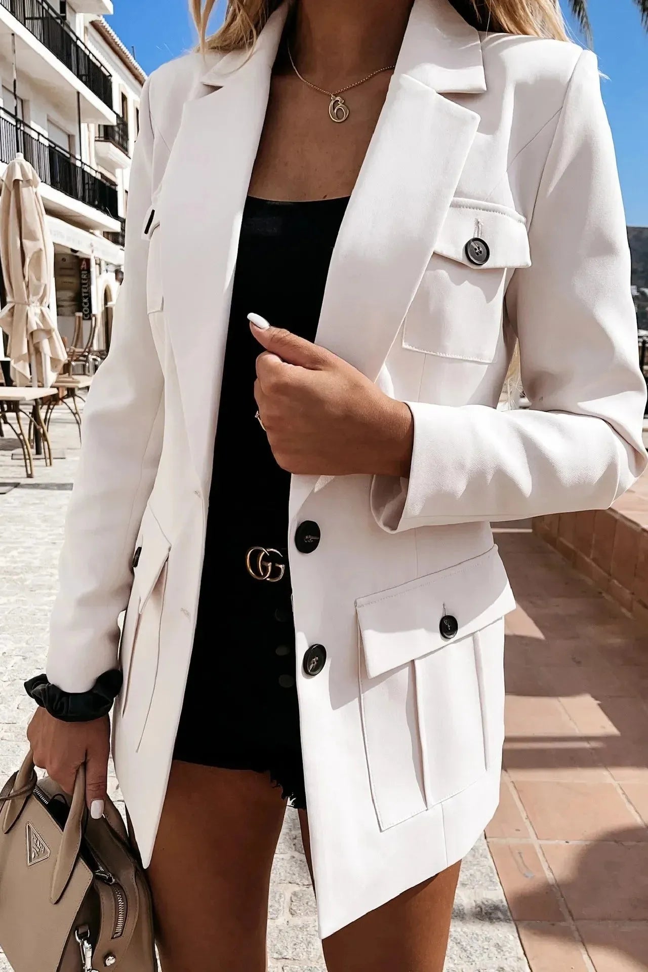 Armoirè – 2-in-1 Blazer-Mantel