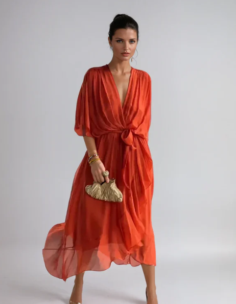 Armoirè Leicht & Elegant Midikleid