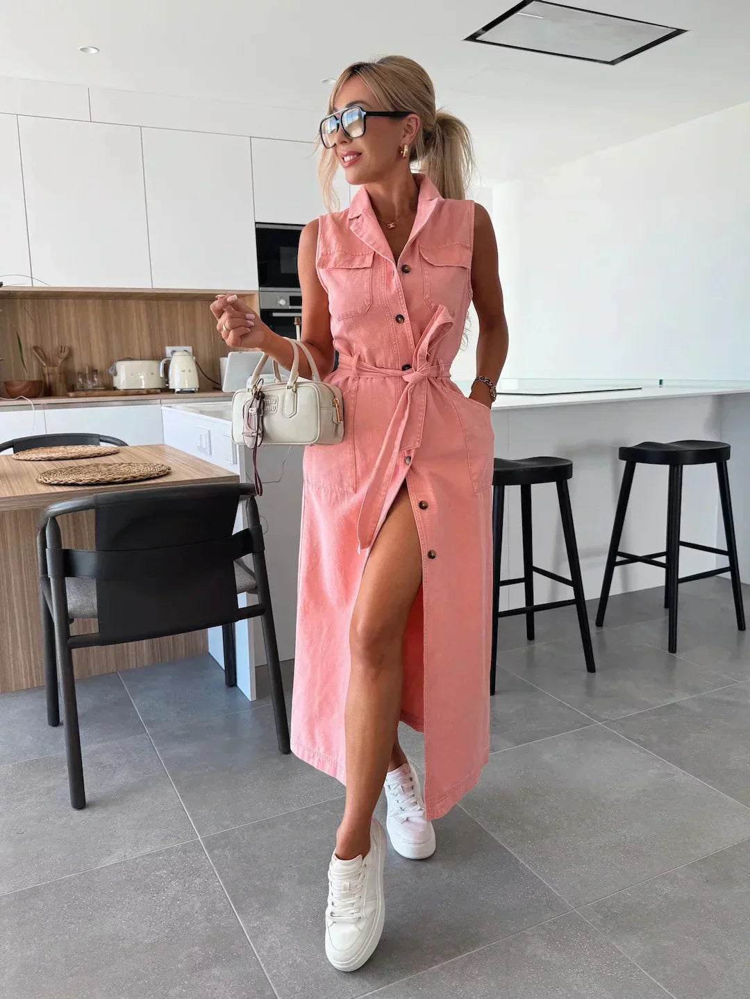 armoirè – Maxi Denim Šaty