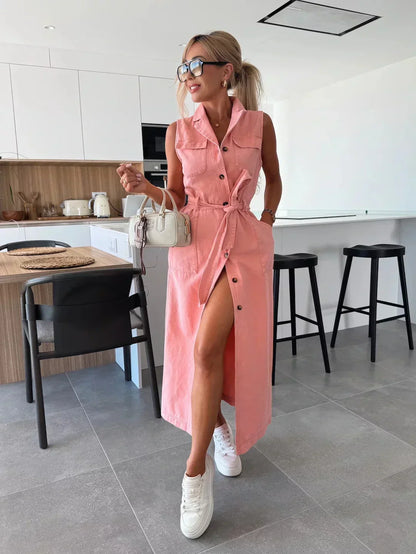 armoirè – Maxi Denim Šaty