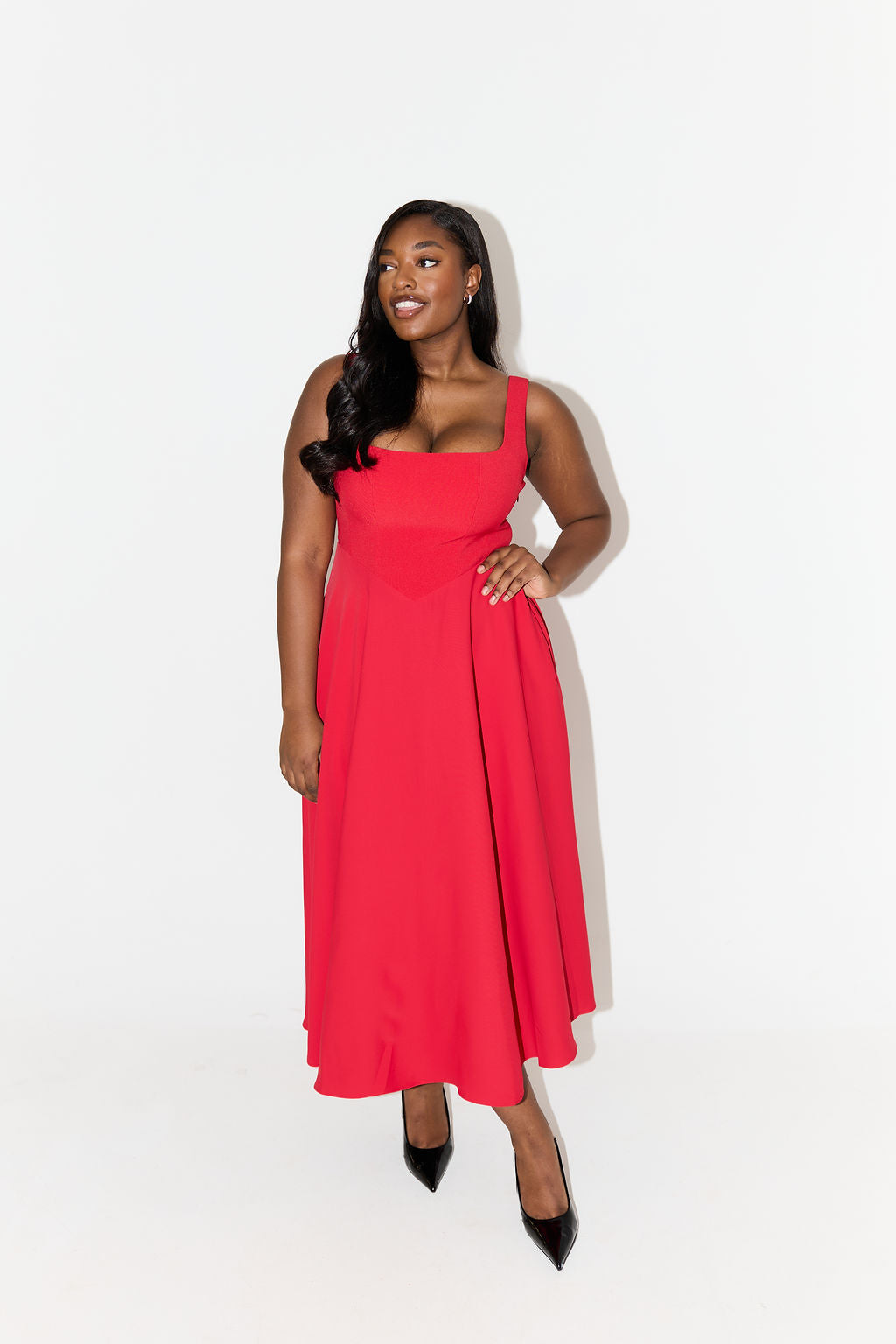 Armoirè | Timeless Flowy Midi Dress