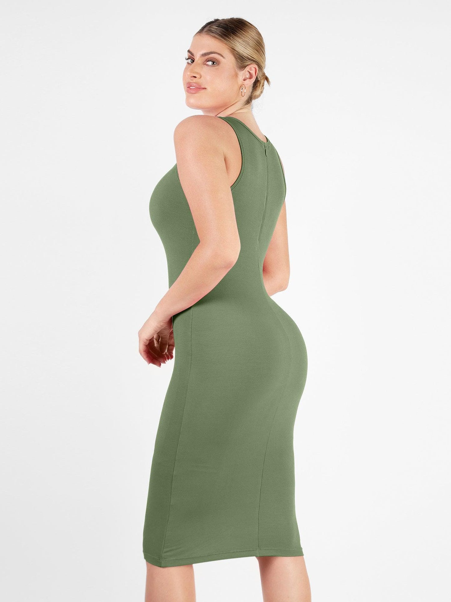 Armoirè Shapewear-Midikleid z Modalu s kontrolou břicha