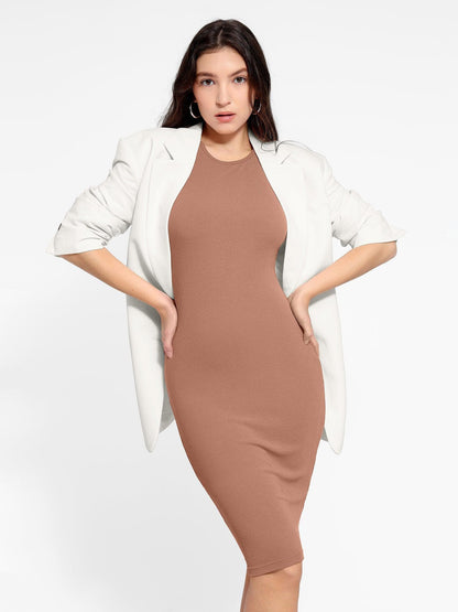 Armoirè Shapewear-Midikleid z Modalu s kontrolou břicha