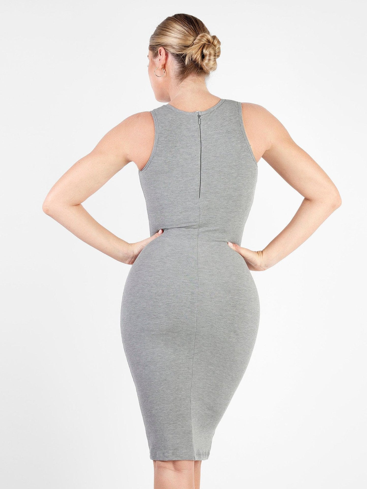 Armoirè Shapewear-Midikleid z Modalu s kontrolou břicha