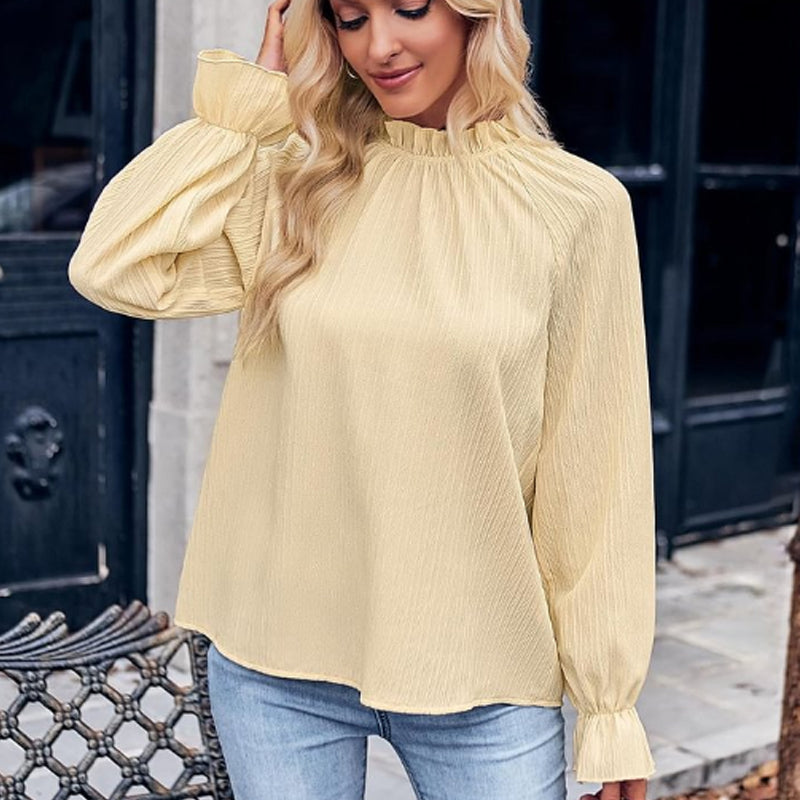 Armoirè - Elegantní blůza s volánovými rukávy